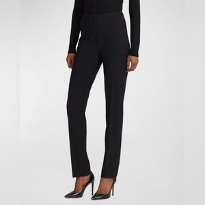NWOT! sz 2 Ralph Lauren Collection Simone Black Straight Leg Pants. Retail $890